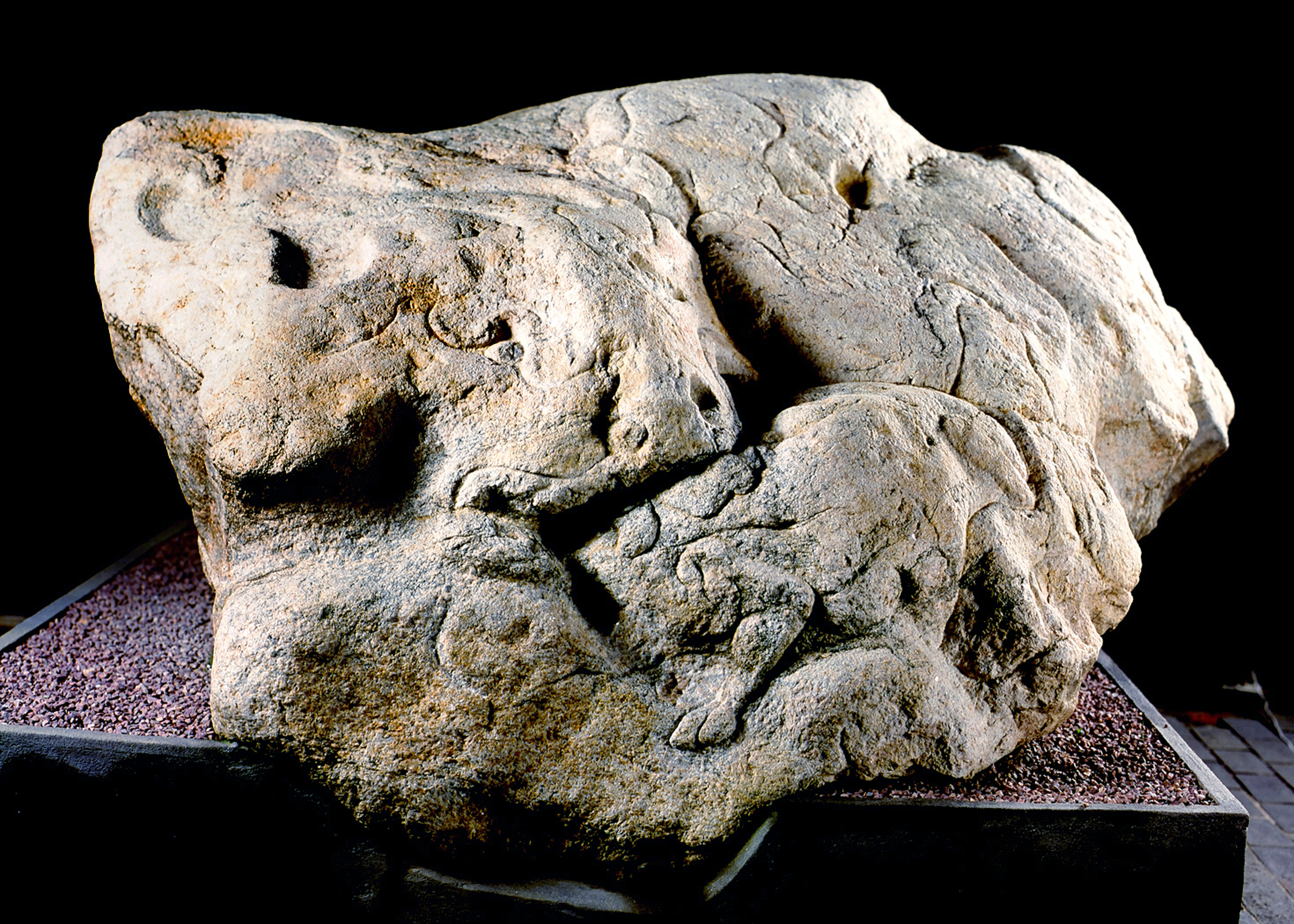 汉武茂陵楹联书法系列（第21期）石雕怪兽吃羊